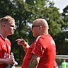 Houben (re.) steht vor der Relegation mit dem 1. FC Viersen.
