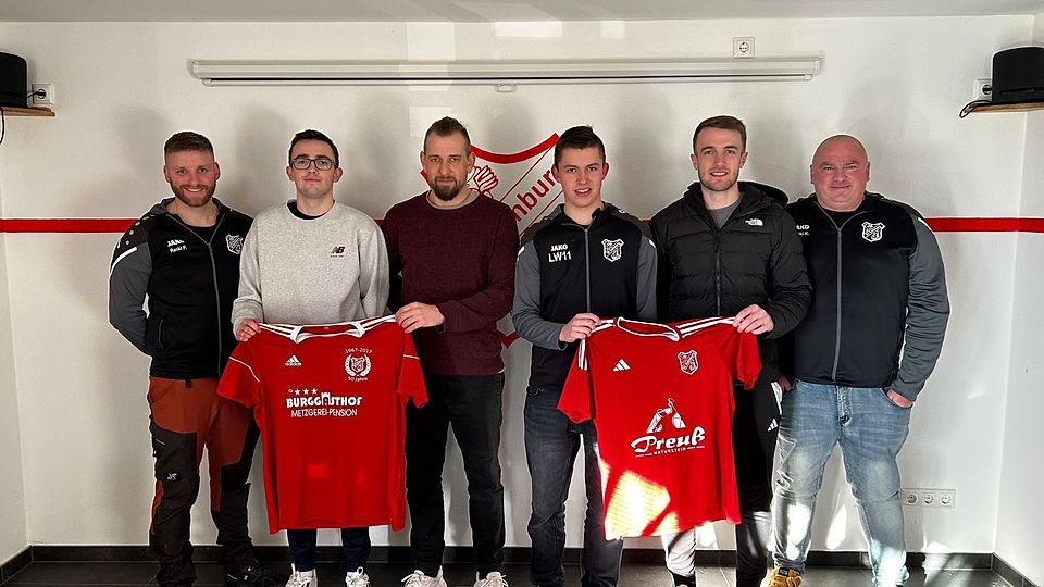 Von links nach rechts: 3. Vorstand Patrick Rankl, Manuel Rankl, Mario Stern, Simon Artmann und Trainer Karl Rankl 