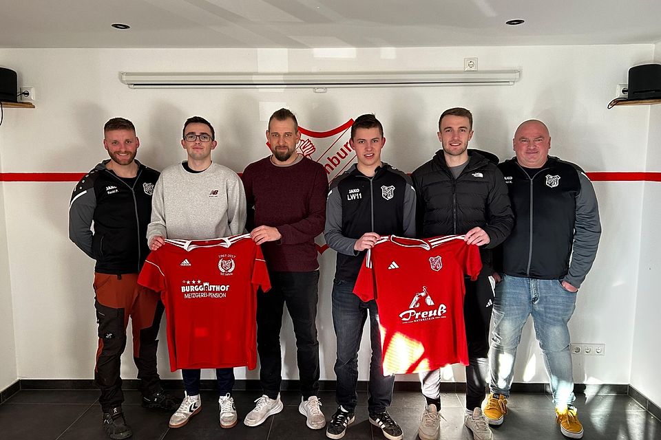 Von links nach rechts: 3. Vorstand Patrick Rankl, Manuel Rankl, Mario Stern, Simon Artmann und Trainer Karl Rankl 