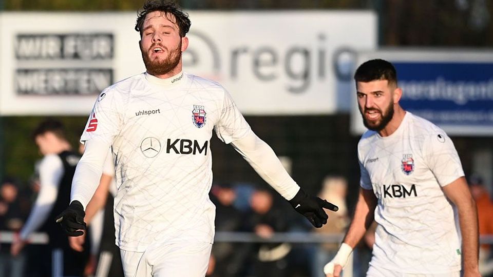 Hendrik Strobl (li.) verlässt die Rheinlöwen.