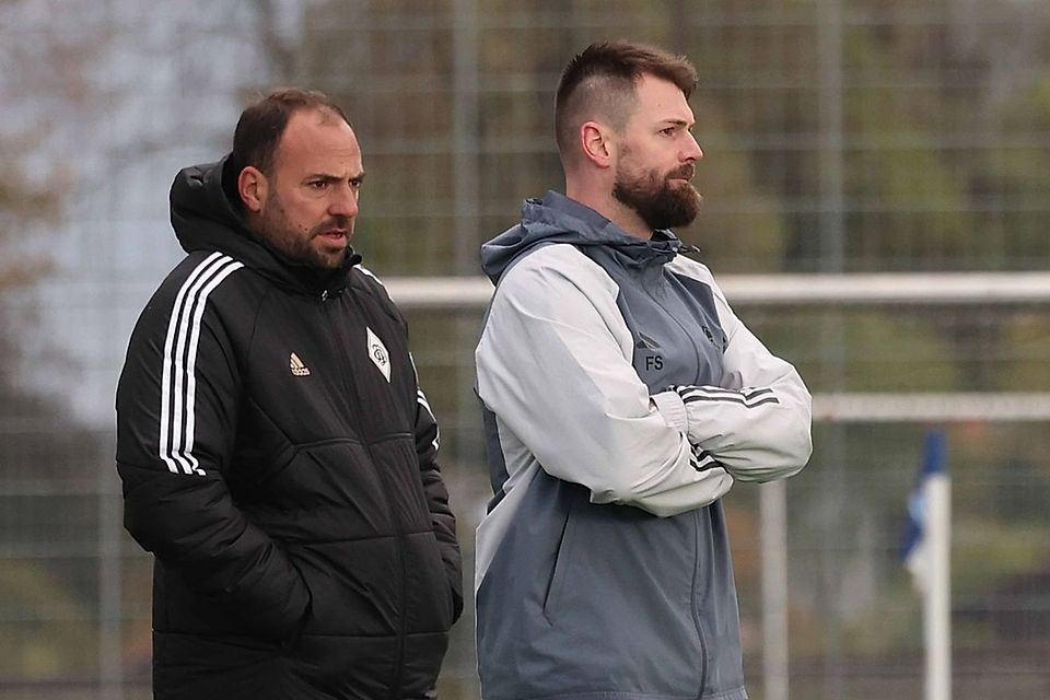 Marco Schmidt (l.) und Felix Scheyrer betreuen den SV Bruckmühl zukünftig.