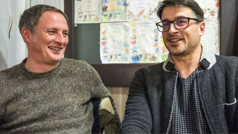 Der sportliche Leiter Oliver Wellert und Trainer Tomas Di Stasio haben mit der Umsetzung der Verjüngungskur schon begonnen. Sie basteln auch an einem gemeinsamen Leitbild. Foto: Götz