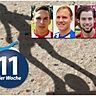 Alle vier Kreisklassen stellen diesmal eine FuPa-Elf der Woche. Dort sind (von links) Andreas Reisinger (TSV Krumbach), Tim Schenk (SG Bächingen/Medlingen), Thomas Löhmann (SV Wechingen) und Florian Büttner (SpVgg Riedlingen) vertreten.
