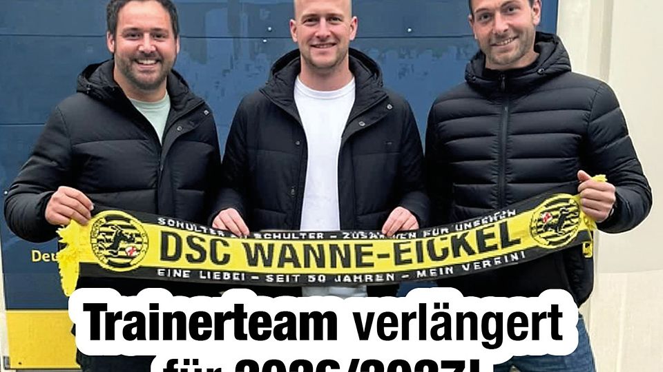 (v.l.:) David Basile, Dustin Blum und Alexander Schlüter.