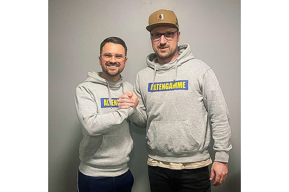 Liga-Manager Philipp Mohr freut sich über die Verpflichtung von Matthias Wulff als Trainer des SV Altengamme.