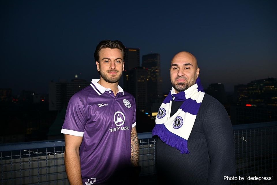 Emir Can Gencel mit Vorstand Puria Ahmadian