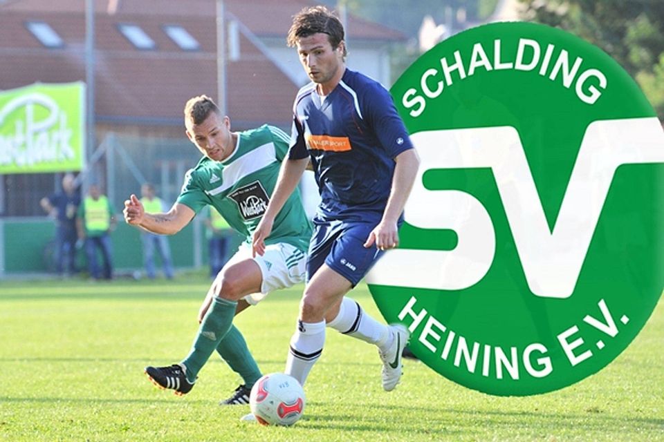 Stefan Köck (am Ball) spielt ab sofort für den SV Schalding-Heining   Foto:Traube/Montage:Santner