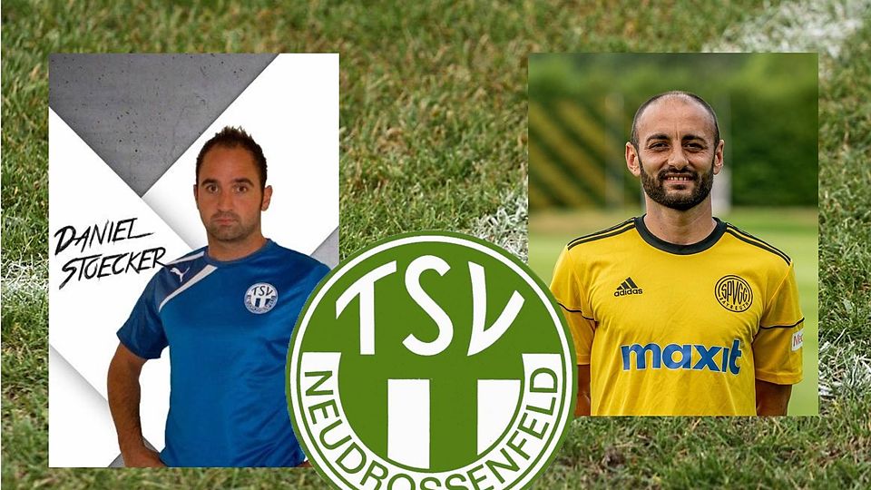 Daniel Stöcker (li.) wird neuer Vorstand Sport beim TSV, Anton Makarenko (re.) wird spielender Co-Trainer