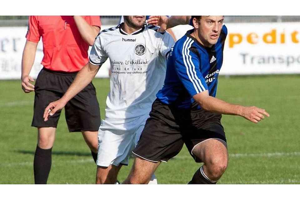 Unermüdlicher Kämpfer und am Ball stark: Hansi Kiermaier spielt beim Aufsteiger FC Moosburg eine tragende Rolle und ist auch innerhalb der Mannschaft angesehen. F: Willner