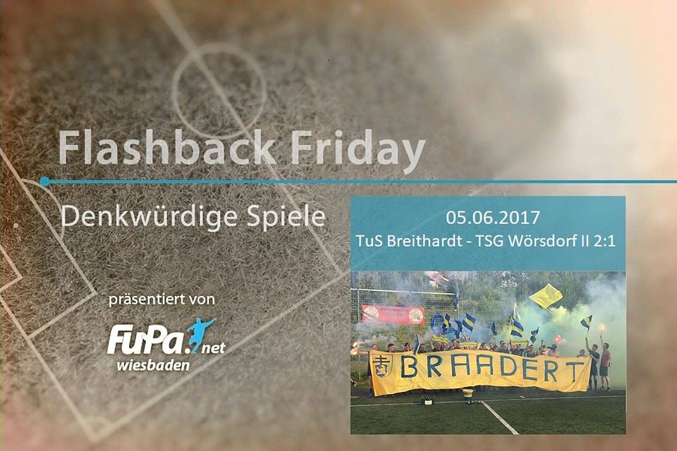 Heute vor drei Jahren stieg der TuS Breithardt in die Kreisliga A Rheingau-Taunus auf. Heute vor drei Jahren stieg der TuS Breithardt in die Kreisliga A Rheingau-Taunus auf.