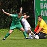 Durchgerutscht:  Torwart Teodor Bodurov und Gianluca Neubauer (links) können nicht verhindern, dass Siddik Chazli hier das Schwabinger 1:0 vorbereitet.