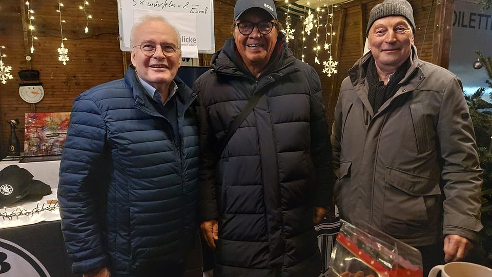 Rainer Becker, Axel Lechtken und Reinhard Hochkirchen am Stand des ETB-