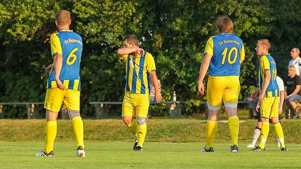 Die Hinterebener Kreisliga-Reserve steht vor schwierigen Zeiten. F: Solek