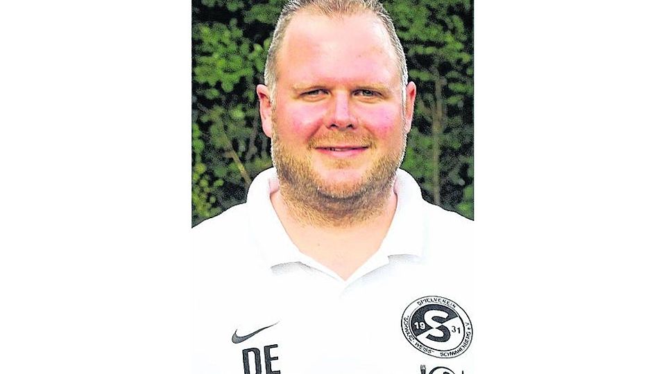 Dominik Engling, Trainer des SV Schwanenberg. Foto: Royal