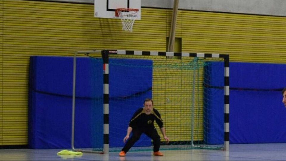 Der "Hexer" im Tor des Futsal Club Regensburg: Markus Burkert. Foto: Nicole Seidl