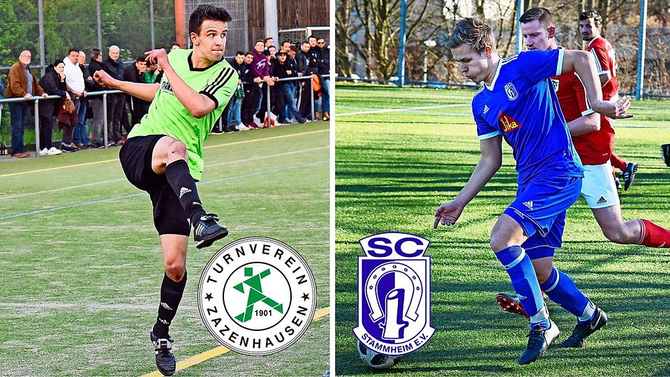 Der TV Zazenhausen um Halbfinal-Torschütze Paul Beck (links) trifft im Finale auf den SC Stammheim. Marco Schwalb (rechts) kann aufgrund einer Verletzung nicht mitwirken.