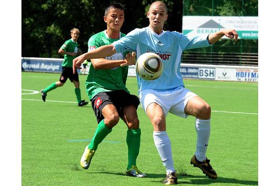 Als Alternative für den Angriff steht Neuzugang Rouven Ohmert (hier noch im Mertener Trikot) BW Friesdorf zur Verfügung.  Foto: Müller