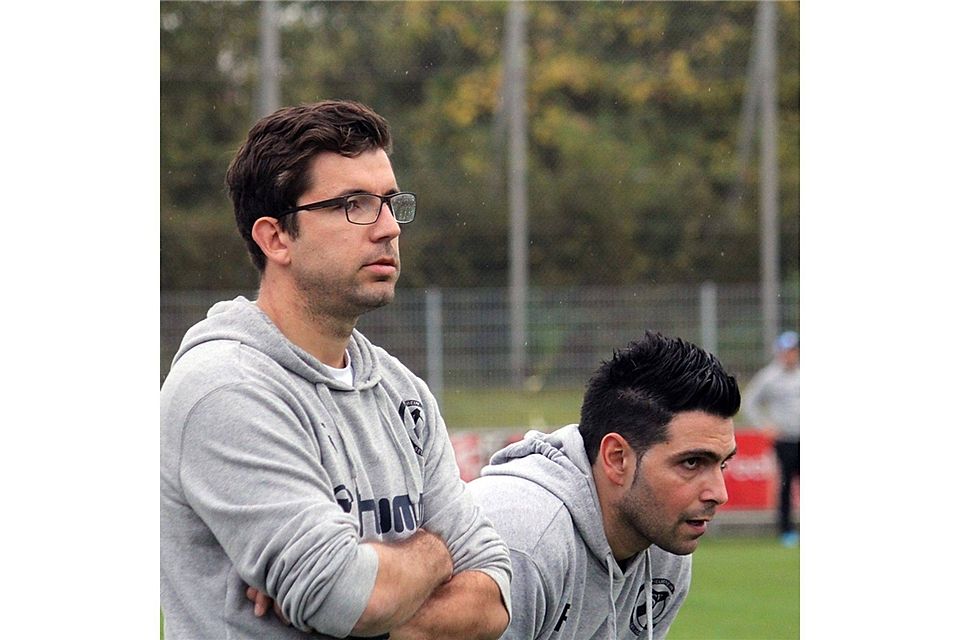 Was nun? Das Trainergespann Florian Schlicker (l.) und Serdal Gündogan blickt auf eine enttäuschende Vorrunde zurück. Foto: Weller