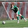 Frisia-Keeper Jorge Hansen rettete Frisia Risum-Lindholm gegen Friedrichsberg das Fell.