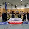 Hoffenheims B-Juniorinnen bejubeln die badische Futsalmeisterschaft.