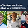 Robin Streit (SpVgg Kammerberg),Robert Rakaric (SV Dornach) und Raffael Ascher (FC Sportfreunde Schwaig, v.l.n.r.)