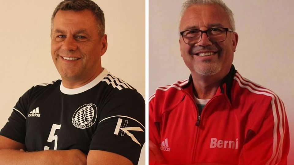 Herbert Kern (li.) und Bernhard Obermeier soll den TSV Schönberg zum Kreisliga-Erhalt führen 