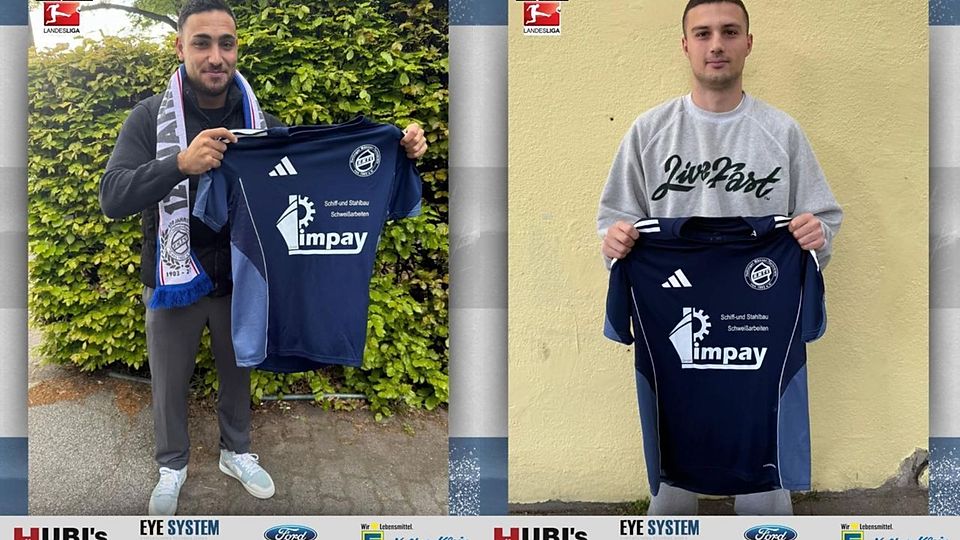 Ausrufezeichen des Hetlinger MTV: Der Landesligist hat für die kommende Saison Hasan Karaca (li.), und Inan Türkad vom Oberligisten FC Türkiye verpflichtet. 