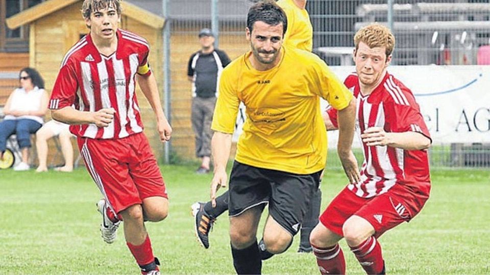 Florian Mayer (gelb) erzielte den einzigen Treffer.