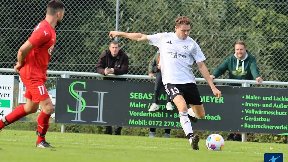 "Man-of-the-Match": Thomas Niedermeier entschied das Duell seines SV Neufraunhofen gegen die SpVgg Plattling mit zwei Treffern und einem Assist nahezu im Alleingang.