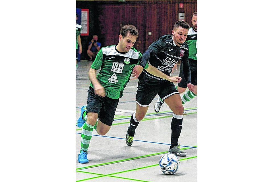 Erwartet ein kampfbetontes Derby: Sajjad Tabatabaei (links) und der SC Aachen treffen auf die Futsaler von Alemannia Aachen. Foto: fupa.net