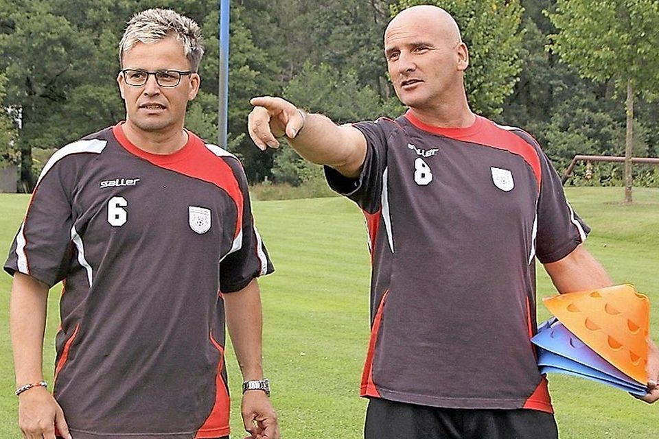 Karsten Hassler (links) mit seinem langjährigen Co-Trainer Karsten Weiß  