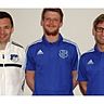 v. l.: Thomas Maier (sportlicher Leiter), Johannes Koch (Co-Spielertrainer) und Andreas Huber (Spielertrainer)  Foto: FCA