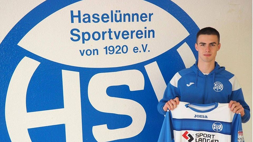 In der neuen Saison spielt Sven Goldschmidt im Trikot des Haselünner SV. 
