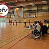 In der Gemminger Kraichgauhalle stand der Fußball einen ganzen Tag lang im Mittelpunkt.