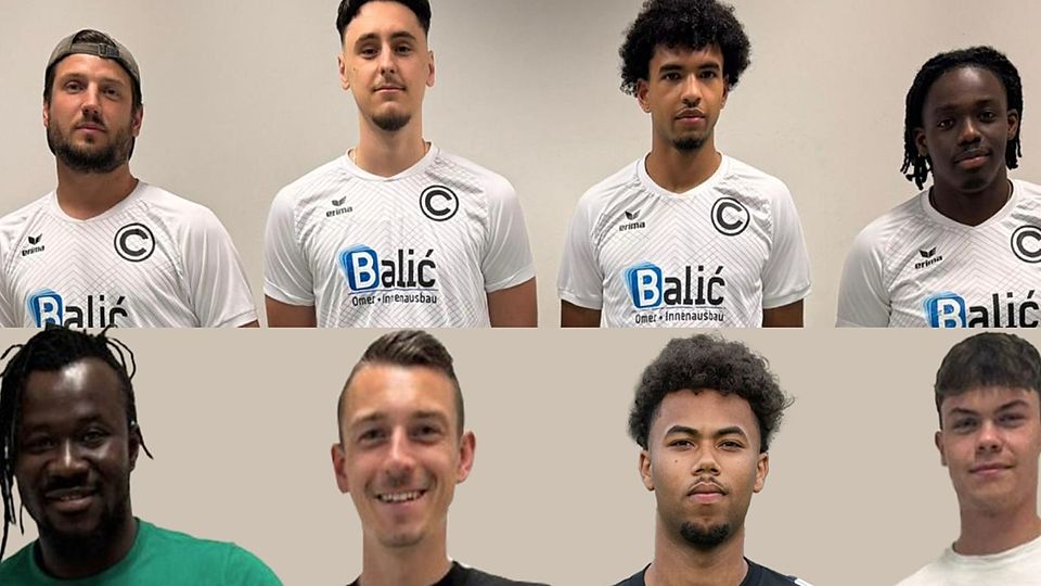 Die acht Neuen beim SCC