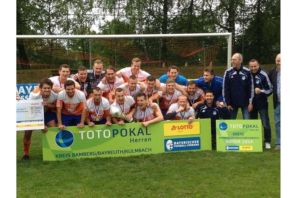 Oberhaid war der Kreispokalsieger 2014. Im Viertelfinale des Kreispokals 2014/2015 muss der Titelverteidiger nach Neuenmarkt. F: Seidelmann