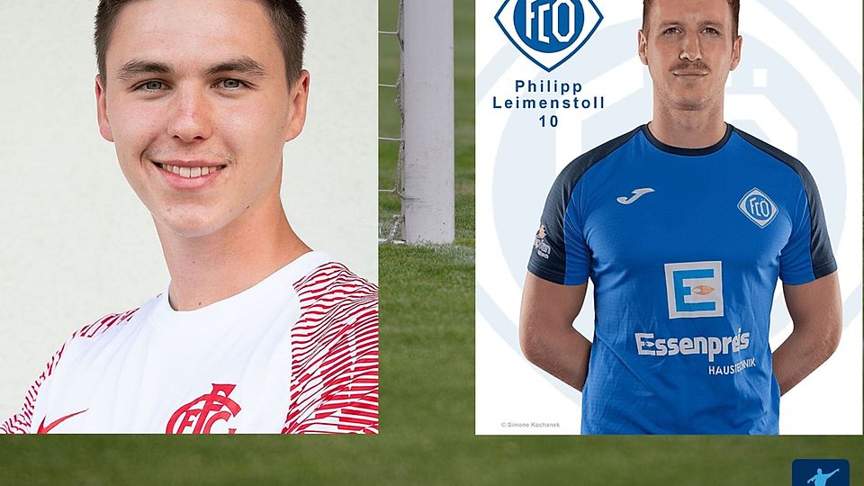 Maximilian Ihle (l.) aus Forsts führt die Torjägerliste der Bruchsaler Kreisliga klar vor Philipp Leimenstoll an.