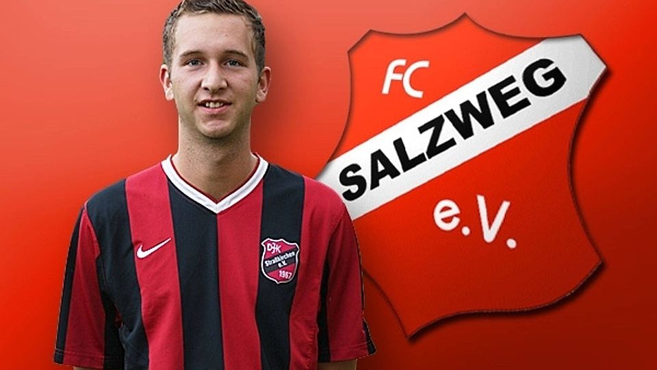 Hoffnungsvolles Talent: Tobias Schneider kommt von der DJK Straßkirchen zum FC Salzweg   Montage:Wagner