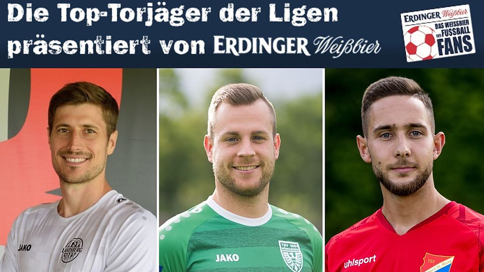 Alexander Schröter (m.) liegt mit sechs Saisontreffern aktuell vorne. Steffen Krautschneider (l.) und Kai Dusch durften bisher fünf eigene Tore bejubeln.