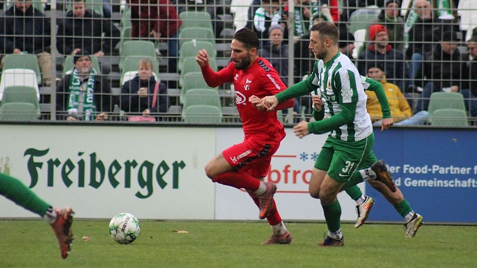 Matchwinner für Meuselwitz: Doppelpacker Andy Trübenbach.