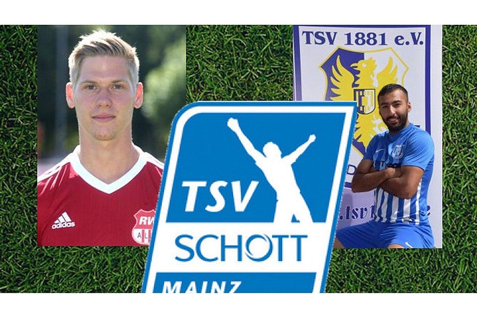 Christian Hahn (links) und Ali Bülbül tragen kommende Saison das Trikot des TSV Schott Mainz.