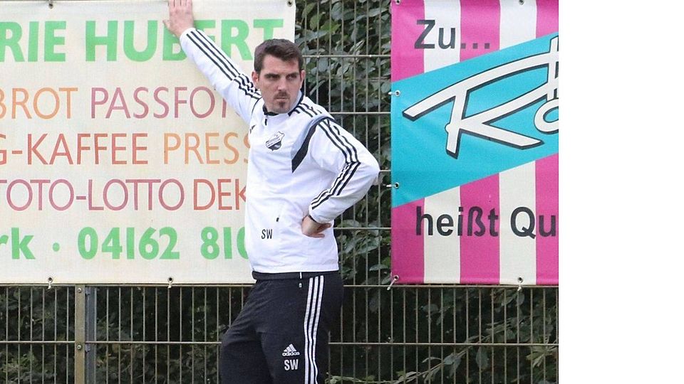 Derzeit nicht zufrieden mit seiner Mannschaft: VSV-Trainer Sandy Wilhelm.