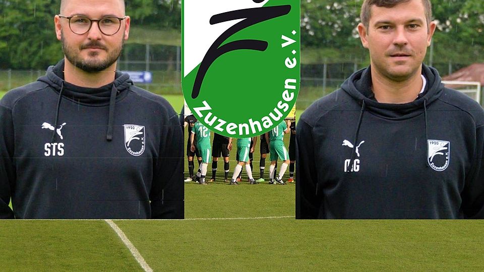 Steffen Schieck (l.) und Marcel Groß übernehmen zur neuen Runde den FC Zuzenhausen.