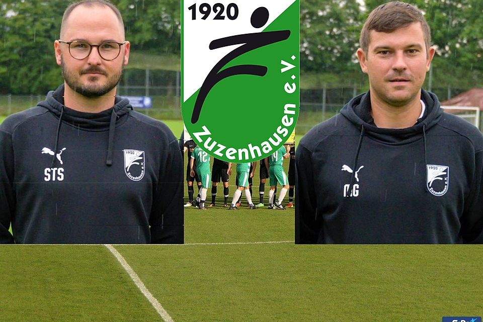 Steffen Schieck (l.) und Marcel Groß übernehmen zur neuen Runde den FC Zuzenhausen.
