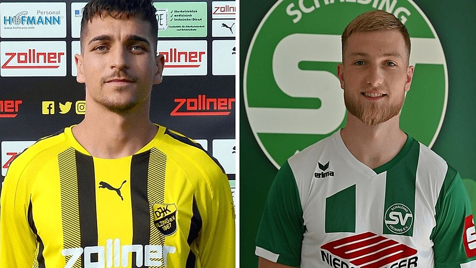 Andreas Jünger (li.) verlängert seinen Vertrag in Vilzing. Neu dabei bei der DJK ist dann ab Sommer auch Jonas Goß.
