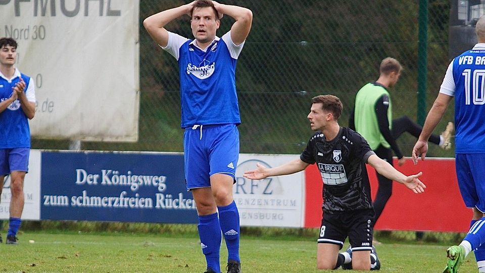 Auch in Tegernheim blieb der VfB Bach glücklos.