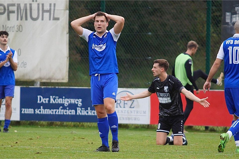 Auch in Tegernheim blieb der VfB Bach glücklos.