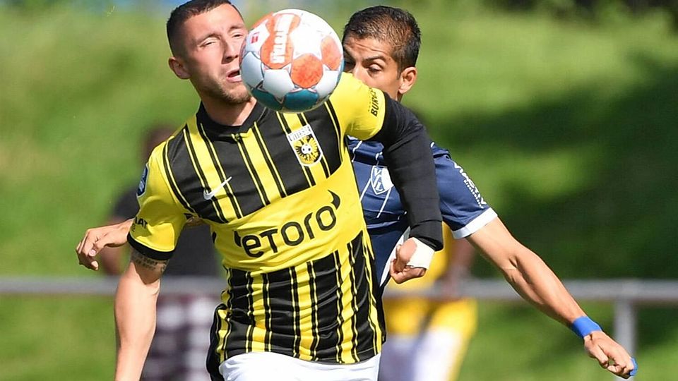 Maxi Wittek im Testspiel gegen den VfL Bochum.