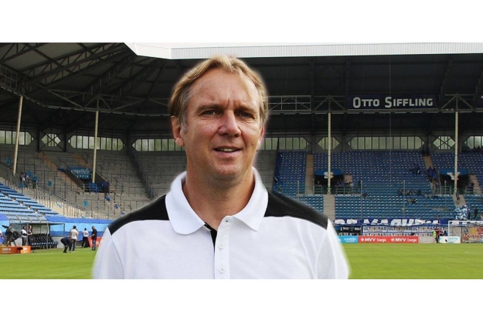 &quot;Wir freuen uns, mit Gerd Dais einen Trainer gefunden zu haben, der auch aufgrund seiner Vergangenheit hervorragend zum SV Waldhof passt&quot;, freut sich SVW-Sportvorstand Klaus Hafner. F: SVW