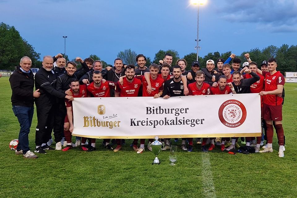 Der FC Eddersheim ist Kreispokalsieger 2023.